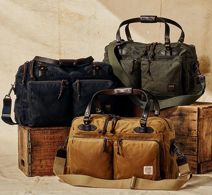 perbedaan tas Filson asli dan palsu